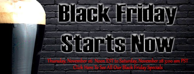 Home Brewing Black Friday Sale