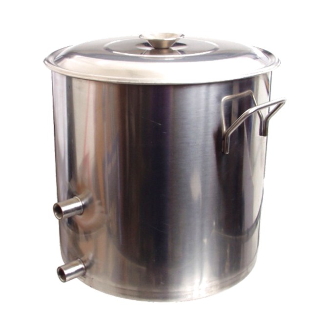 $79 For A 8 1/2 Gallon Stainless Steel Brewing Kettle