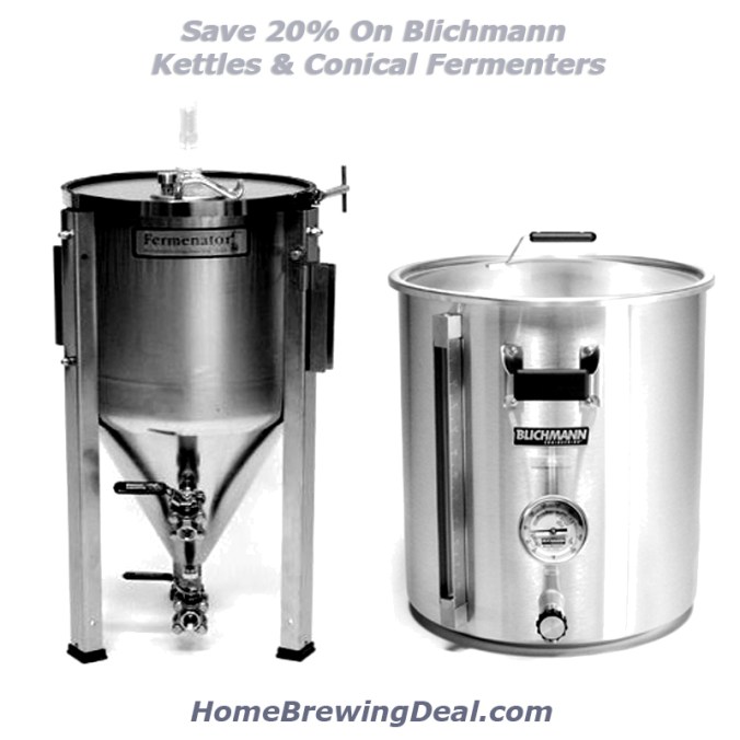 Save 20 Percent On Blichmann Conical Fermenters and Brew Kettles