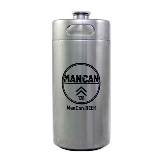 Man Can Stainless Steel Growler - Mini Keg Sale