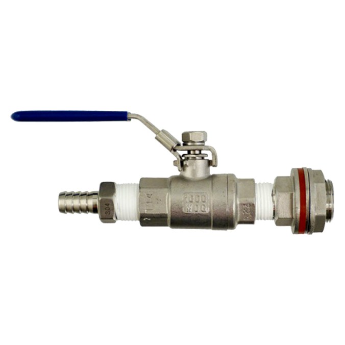 Stainless Steel Ball Valve Kit $28