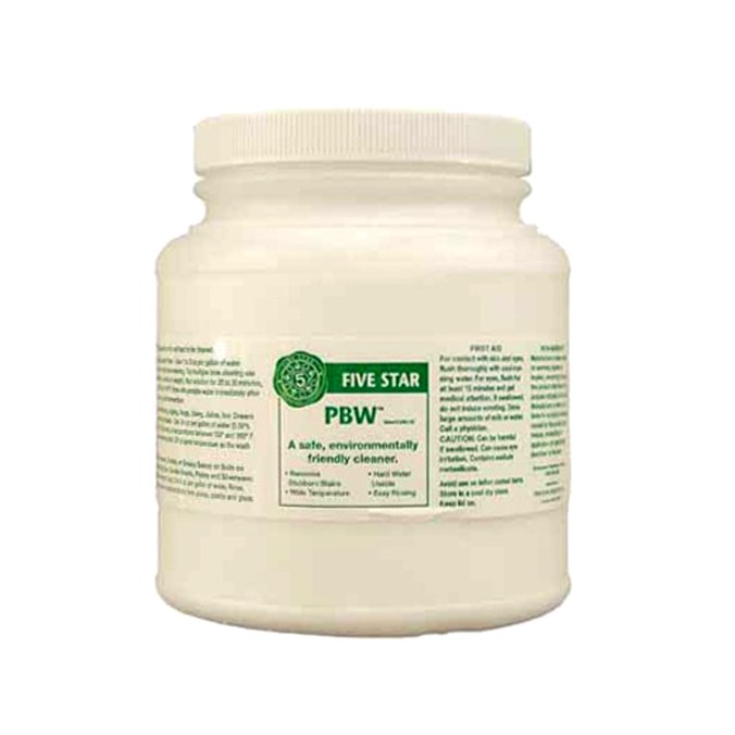 4 LBS PBW Homebrewing Cleaner for $21.99