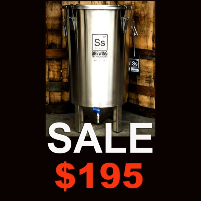 Stainless Homebrewing Fermenter $195