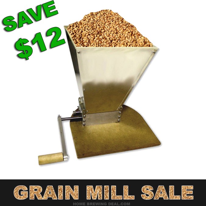 Just $88 for a brand new Home Brewing Grain Mill, Plus flat rate shipping! #home #brewing #grain #mill #beer #malt #crusher #homebrewing #homebrew #homebrewer