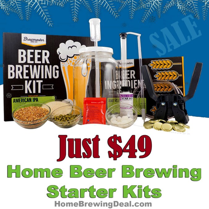 Give the Gift of Brewing! Home Beer Brewing Starter Kits for Just $49 #home #beer #brewing #making #starter #kit #set #homebrew #homebrewing #brewery #equipment #recipe #free #shipping #more #beer #morebeer #brew #christmas #promo #coupon #code #gift #lover