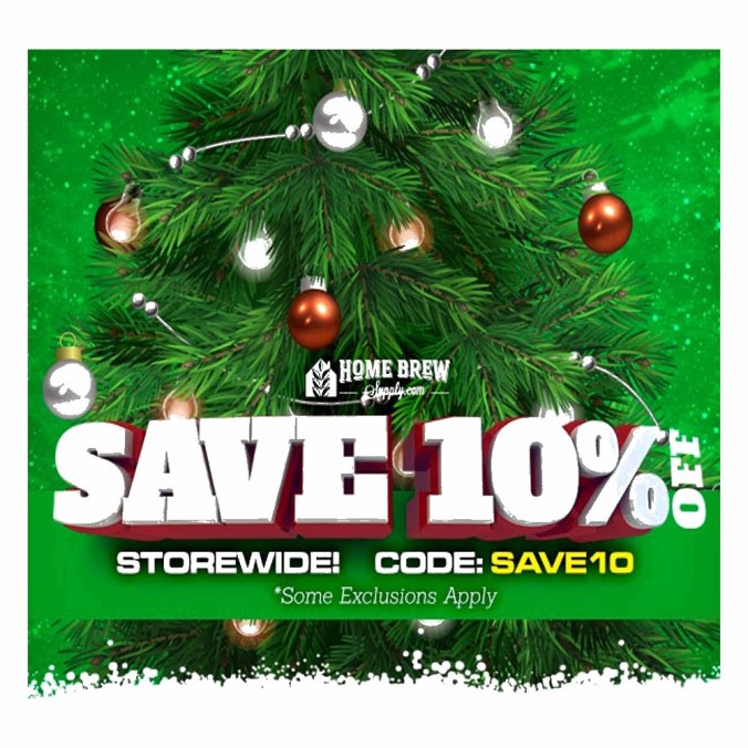 Save 10% Site Wide on Home Brewing Equipment and Supplies with this Coupon for HomebrewSupply.com