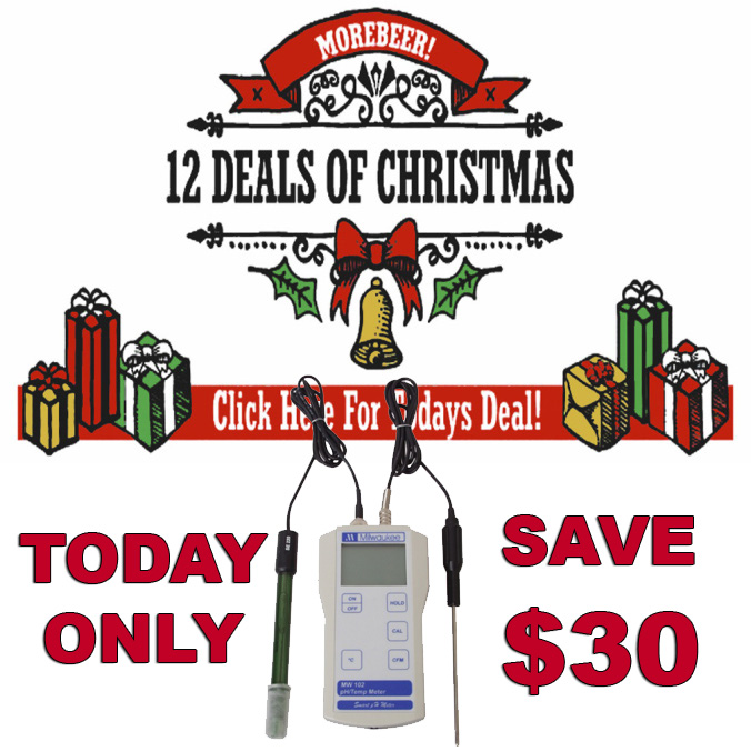 Save $30 on a Home Brewing Digital pH Meter at MoreBeer today Only!