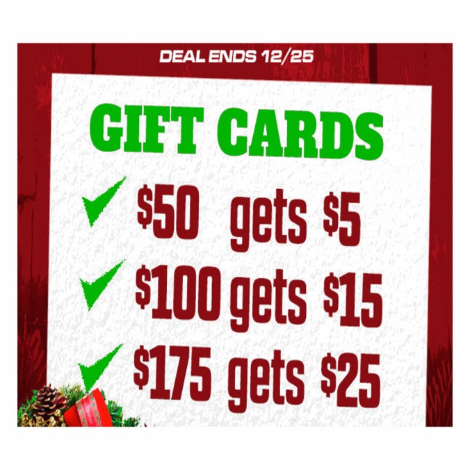 Get a Free $25 Home Brewing Gift Card with the Purchase of a Gift Card!