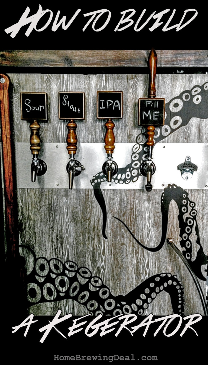 A step by step guide on how to build a Kegerator for your home brewed beer! #kegerator #guide