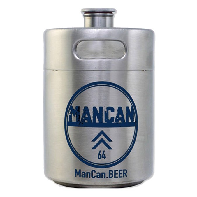 Save $10 on a Stainless Steel Mini Keg Growler