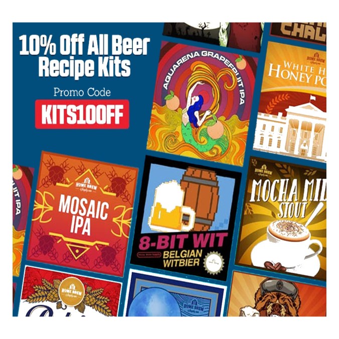 Save 10% On Your Next Home Brewing Beer Kit