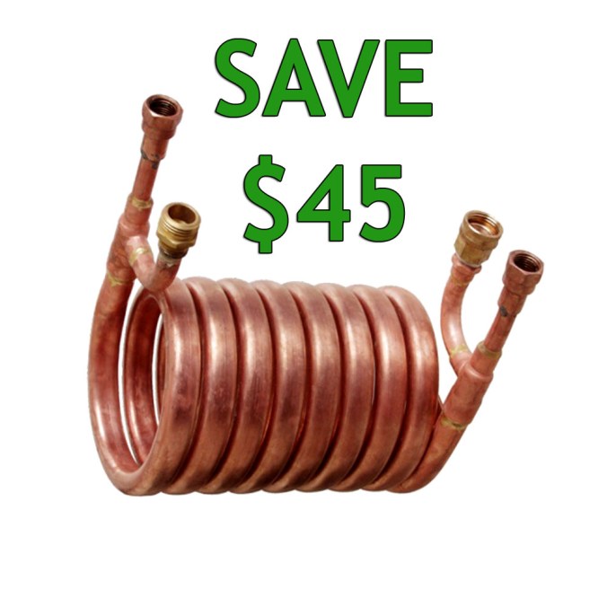 $45 Off A Convoluted Wort Chiller