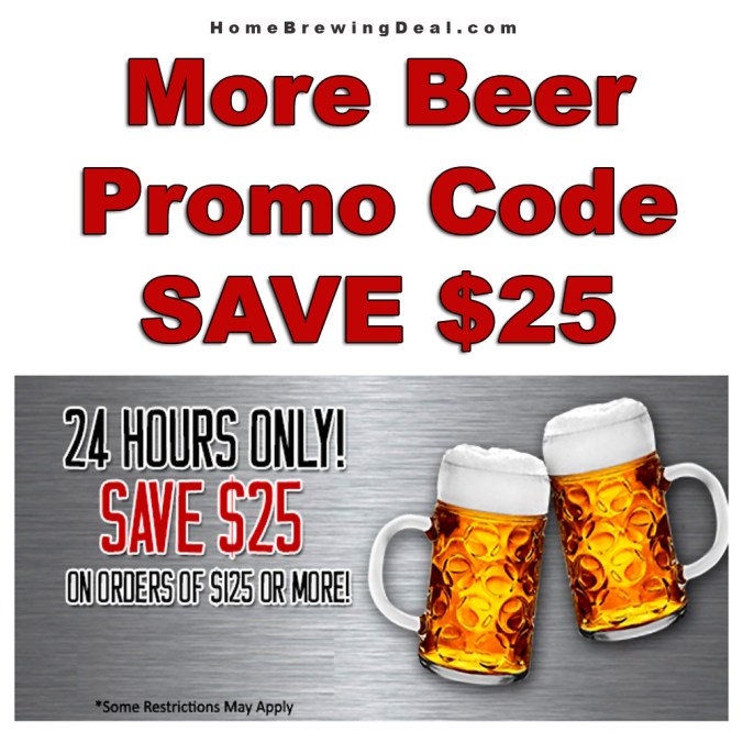 Save $25 On Your $125 Purchase MoreBeer Promo Code #promocode #morebeer