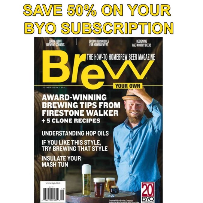 Save 50% On Your BYO Magazine Subscription