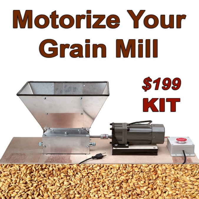 Motorize Your Home Brewing Grain Mill #home #brewing #brewer #mill