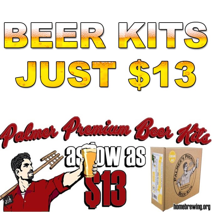 Get a 5 Gallon Palmer Home Brewing Beer Kit For As Little As $13
