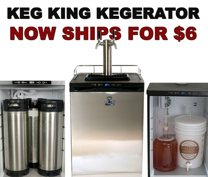 New Keg King Kegerator Ships for Just $6.99
