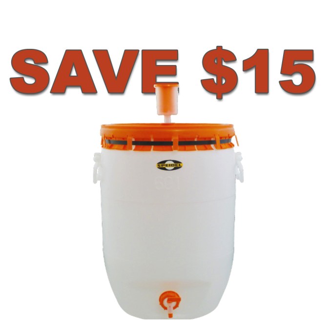 MoreBeer.com Promo Code For $15 Off A Speidel Fermenter #homebrew #homebrewing #speidel #fermenter