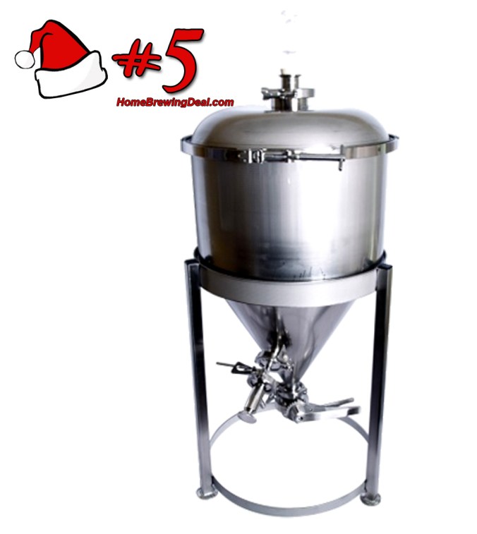 Best Holiday Gifts For Homebrewers - A Stainless Steel Conical Fermenter From More Beer
