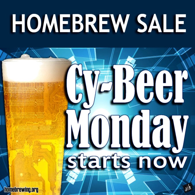 The Adventures in Homebrewing Cyber Monday Sale