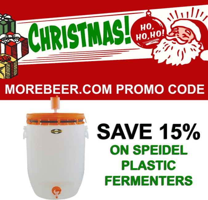 Save 15% On Speidel Plastic Home Brewing Fermenters With MoreBeer.com Promo Code
