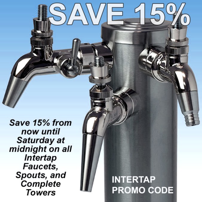 Intertap Promo Code - Save 15% On Intertap Beer Faucets and Towers