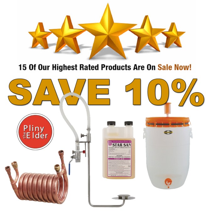 Save An Additional 10% On 15 Of MoreBeer's Highest Rated Home Brewing Gear