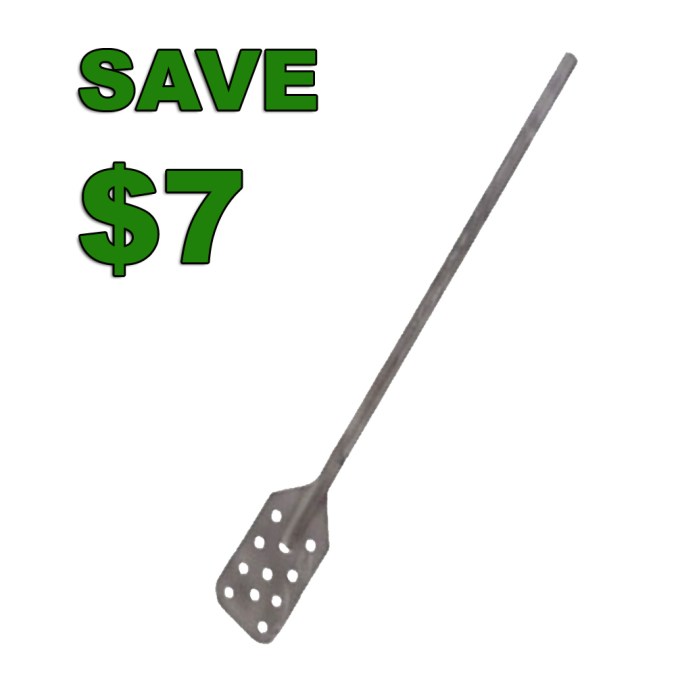 Save $7 On A New Stainless Steel Home Brewing Mash Paddle