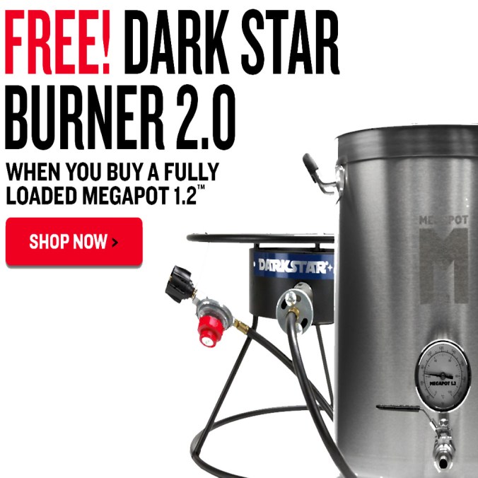 NorthernBrewer.com Coupon Code - Get A Free Dark Star Home Brewing Burner