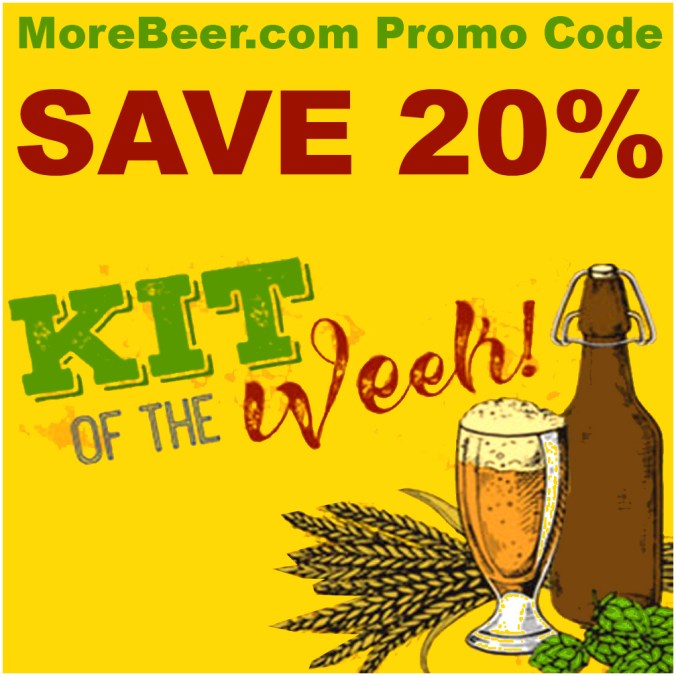 Save 20% On The Beer Kit Of The Week With This MoreBeer Promo Code