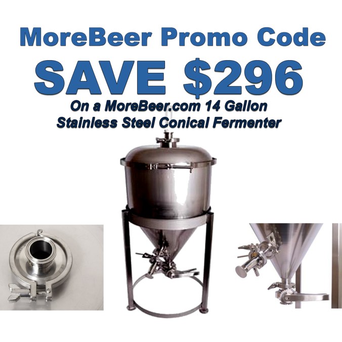 MoreBeer Stainless Steel Conical Fermenter