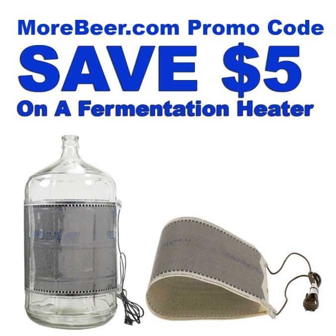 Save $5 at MoreBeer.com on a Fermentation Heater