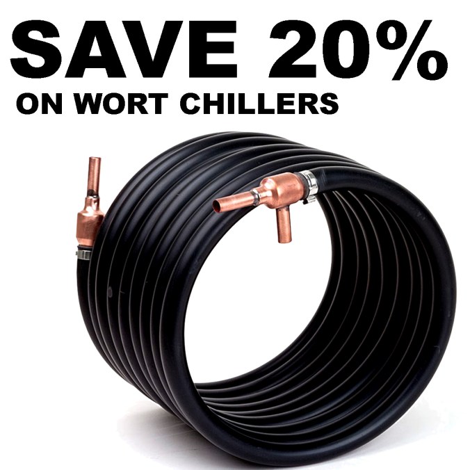 Save 20% On A Home Brewing Wort Chiller At Williams Brewing