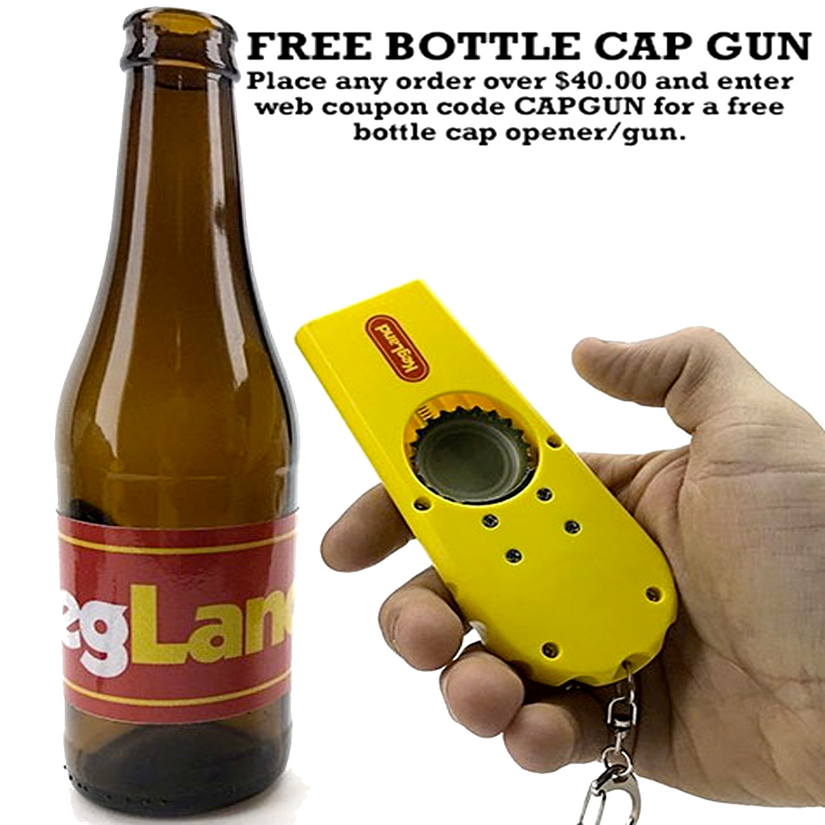 Get a Free Beer Cap Gun with this WilliamsBrewing.com Promo Code