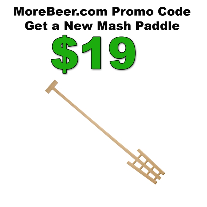 Homebrewing Mash Paddle for Just $19 with this More Beer Promo Code